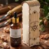 amigos-power-organic-moroccan-argan-oil.jpg "Front view of Amigos Power 100% organic Moroccan argan oil bottle for hair and body care."